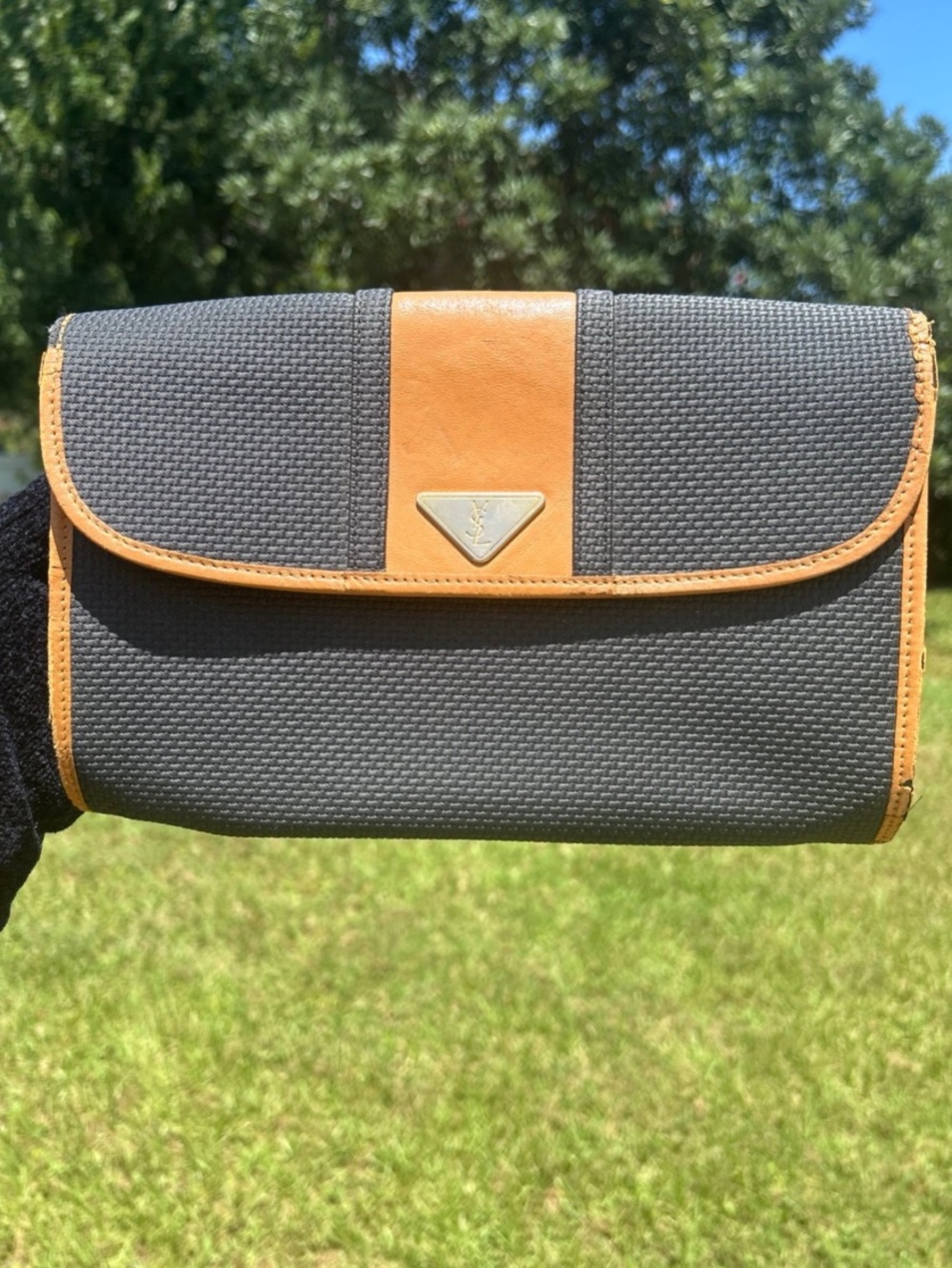 Yves Saint Laurent YSL envelope clutch